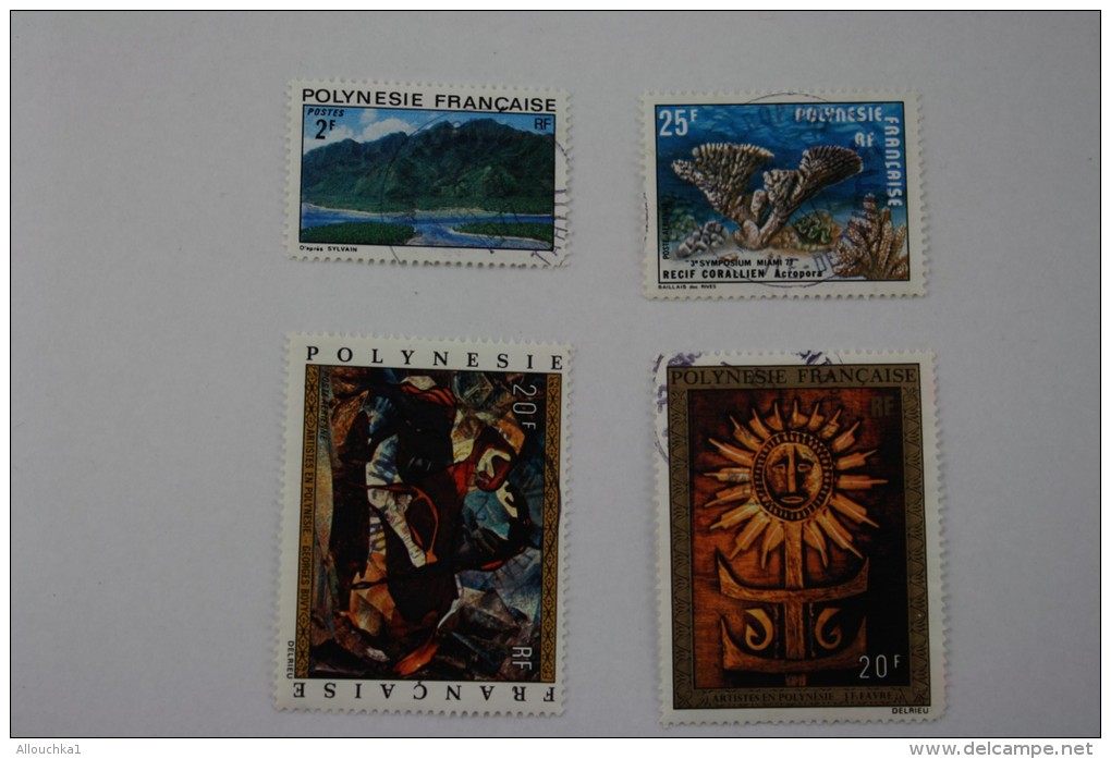 Timbres Oblitérés  De La Polynésie Française N°77 /121 / 97 /65  Cote 91F En 1999 - Gebraucht
