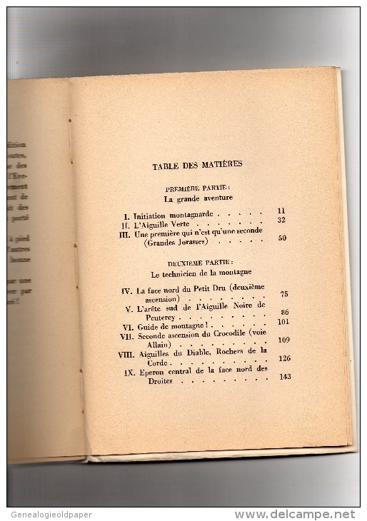 74 - MONT BLANC - LIVRE RAYMOND LAMBERT- A L' ASSAUT DES " QUATRE MILLES " ALPINISME- 1953 - Rhône-Alpes