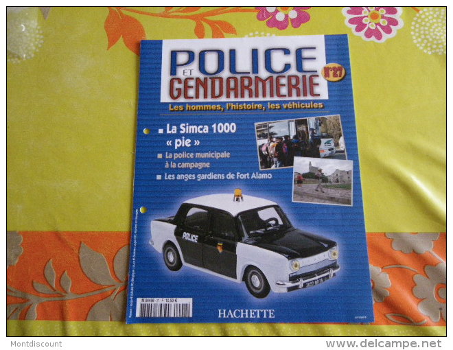 FASCICULE UNIQUEMENT SIMCA 1000 POLICE...REGARDEZ MES VENTES...J'EN AI D'AUTRES... - Autres & Non Classés