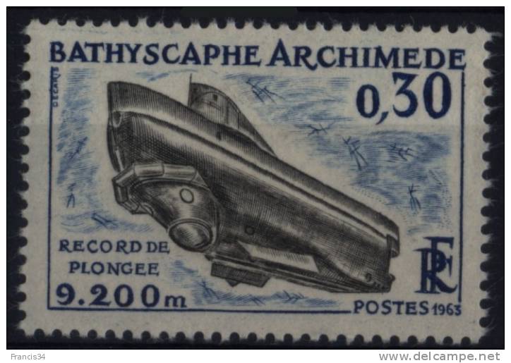 N° 1368 - X X - ( F 516 ) - ( Bathyscaphe Archimède ) - Neufs