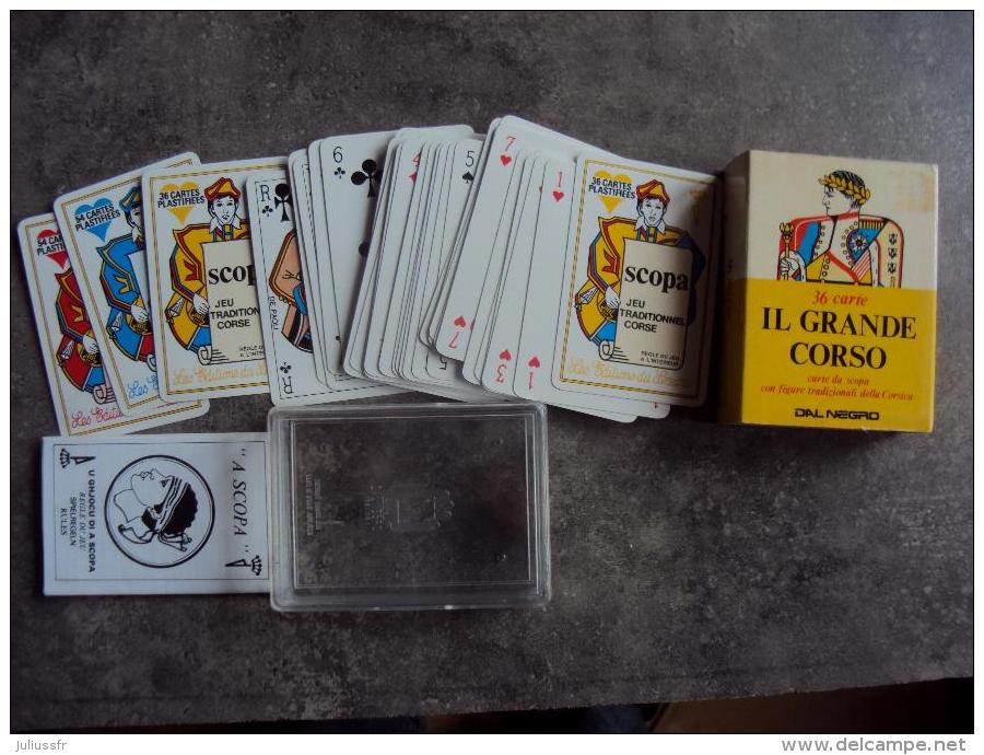 Ancien Jeu De 36 Cartes Scopa Jeu Traditionnel Corse N°3 - Cartes à Jouer Classiques