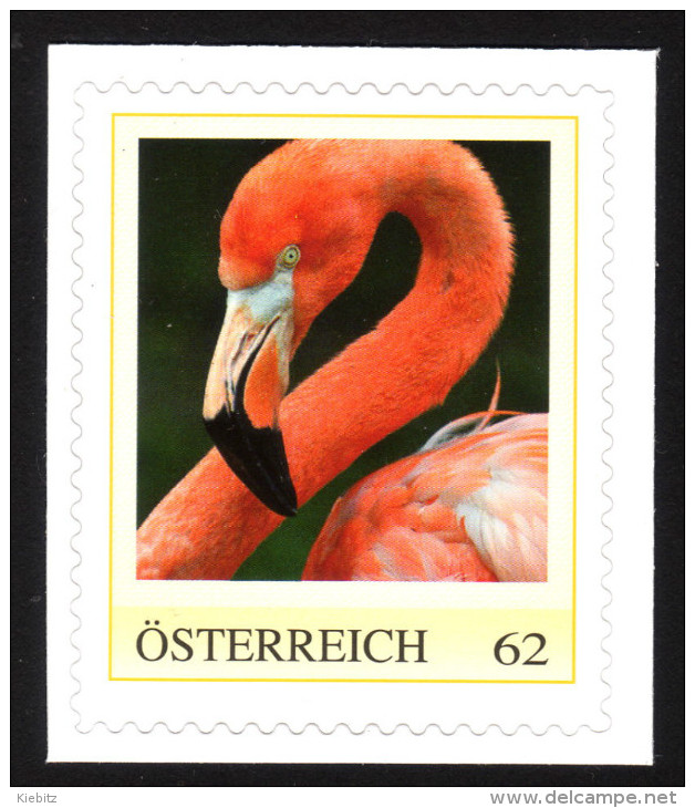 ÖSTERREICH 2011 ** Roter Flamingo / Phoenicopterus Ruber - PM Personalized Stamp MNH - Flamingo