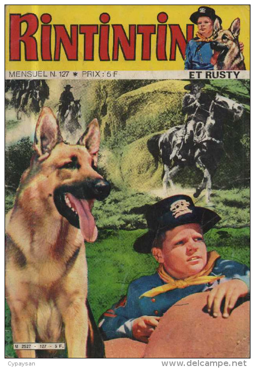 RINTINTIN ET RUSTY N° 127 BE SAGEDITION  09-1980 - Sagédition