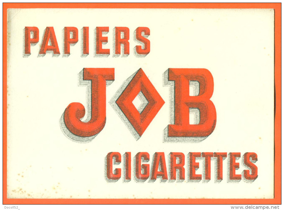 Buvard Papiers à Cigarettes Job N° 2 - Tabac & Cigarettes