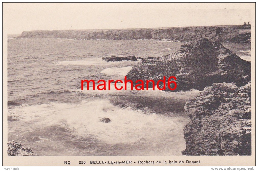 Morbihan Belle Ile En Mer Rochers De La Baie De Donant éditeur Cap - Belle Ile En Mer