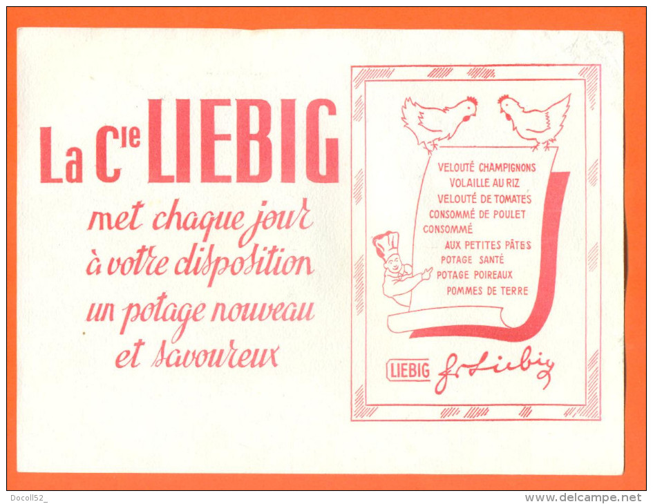 Buvard  Cie Liebig - Potage - Soep En Saus