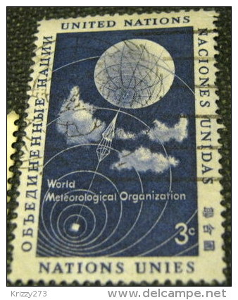 United Nations New York 1957 World Meteorological Organization 3c - Used - Used Stamps