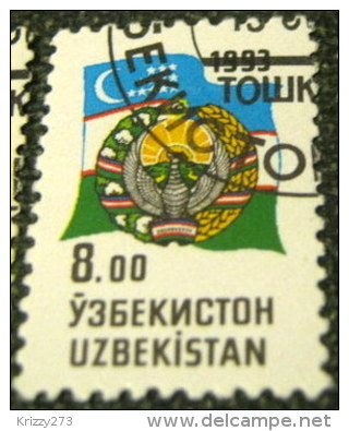 Uzbekistan 1993 National Symbols 8.00r - Used - Uzbekistan