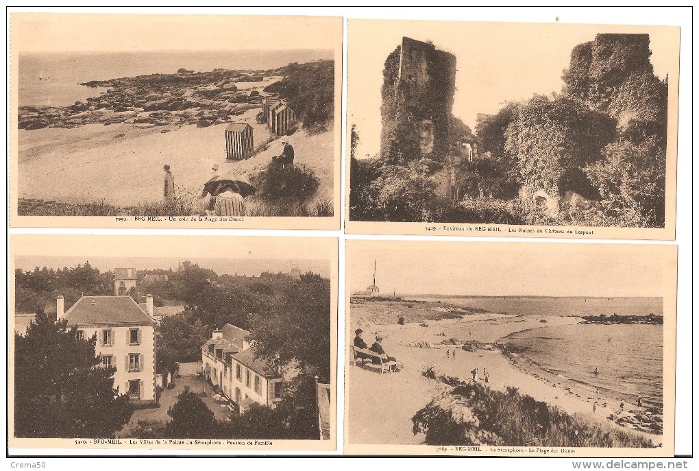 29 - BEIG MEIL - Lot De 4 Cartes - Beg Meil