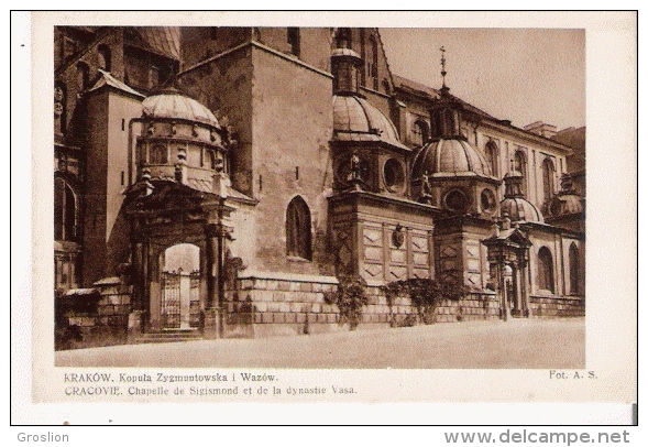 CRACOVIE 4 CHAPELLE DE SIGISMOND ET DE LA DYNASTIE VASA - Pologne