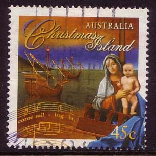 1996 - Christmas Island CHRISTMAS 45c Mary Stamp FU - Christmaseiland