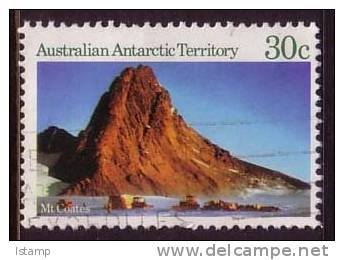 1984-1987 - Australian Antarctic Territory Scenes 30c MOUNT COATES Stamp FU - Usati