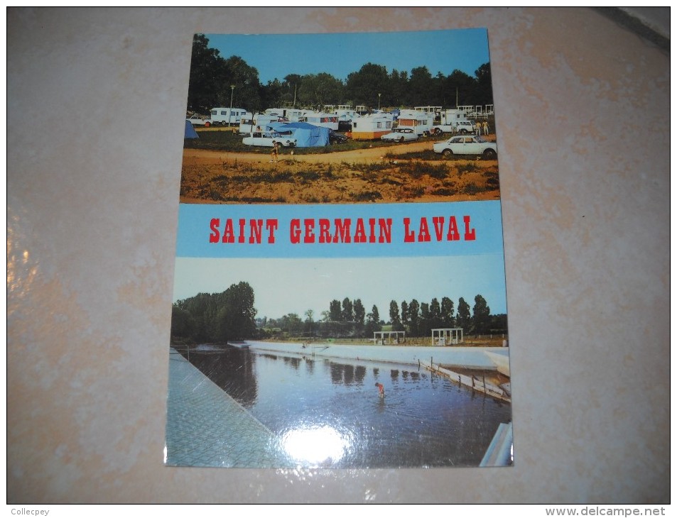 CP SAINT GERMAIN LAVAL Camping Caravanes Citroen DS Piscine - Saint Germain Laval