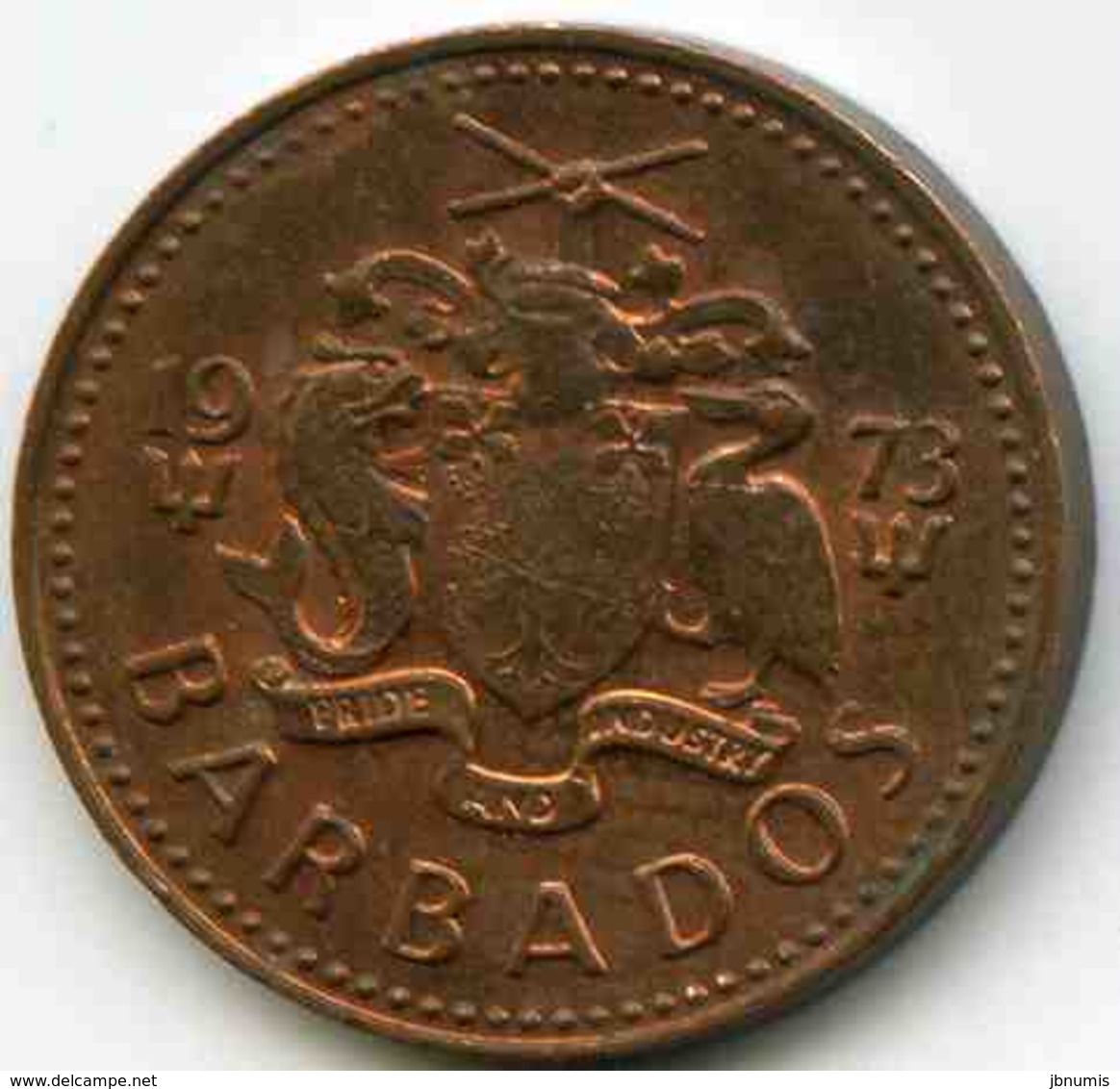 Barbades Barbados 1 Cent 1973 KM 10 - Barbades