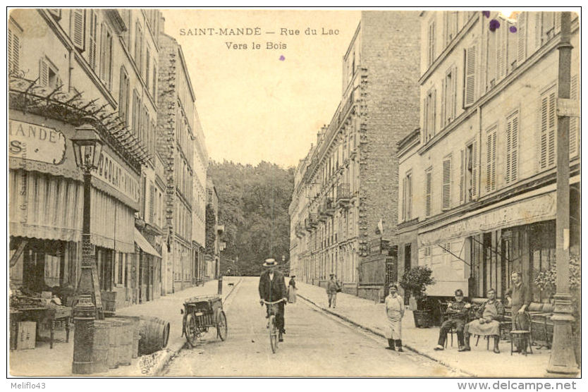 94/ CPA A - Saint Mandé - Rue Du Lac - Vers Le Bois - Saint Mande