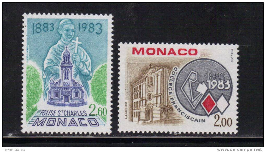 Monaco Timbres De 1983  Neufs** N°1368/69 - Unused Stamps