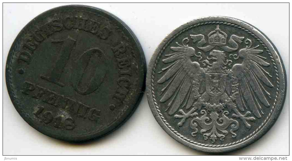 Allemagne Germany 10 Pfennig 1918 J 299 KM 26 - 10 Pfennig