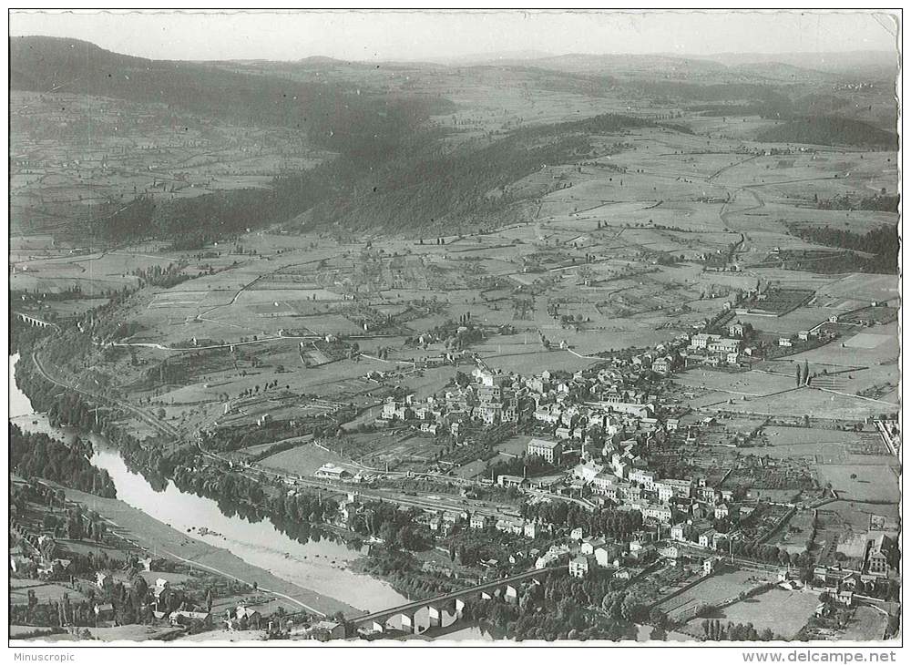 CPSM 43 - Retournac - Vue Générale Aérienne - Vallée De La Loire - Retournac