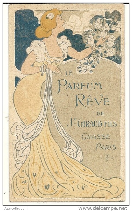 GIRAUD FILS . PARFUM DE REVE+ CALENDRIER 1905 - Oud (tot 1960)