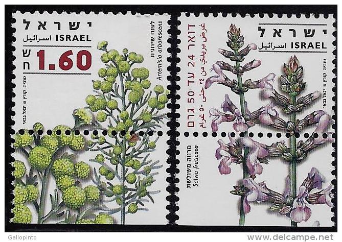 ISRAEL HERBS And SPICES  Sc 1747-1748 MNH 2008 - Ungebraucht (mit Tabs)