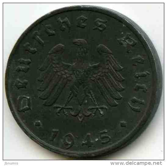 Allemagne Germany 10 Reichspfennig 1945 F J 375 KM A104 - 10 Reichspfennig