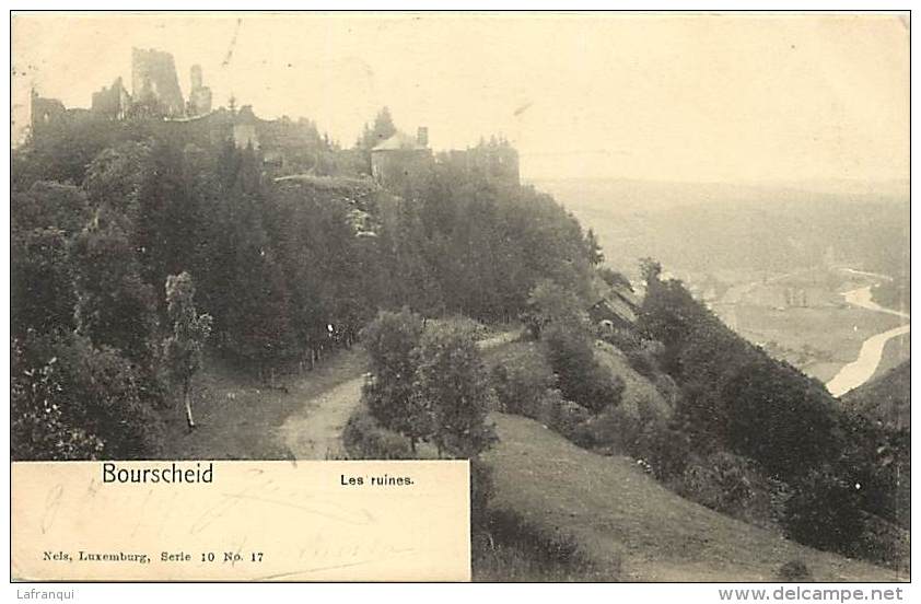 Ref E566- Luxembourg - Bourscheid - Les Ruines  - Carte Bon Etat  - - Burscheid