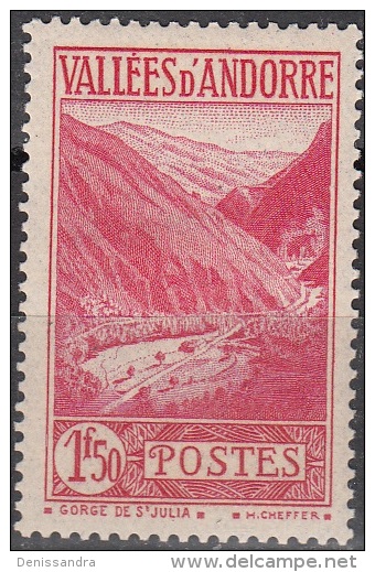 Andorre Français 1941 Michel 79 Neuf * Cote (2008) 1.00 Euro Gorges De Saint-Julia - Ungebraucht