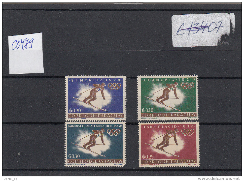 Paraguay 1960, Olympic Games, MNH, C0479 - Inverno1960: Squaw Valley