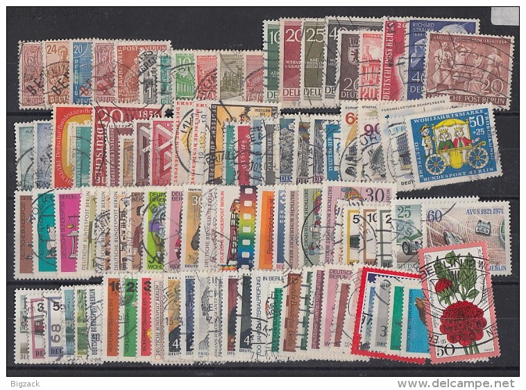 Berlin Lot 100 Marken Mit älteren Sondermarken Gestempelt - Vrac (max 999 Timbres)