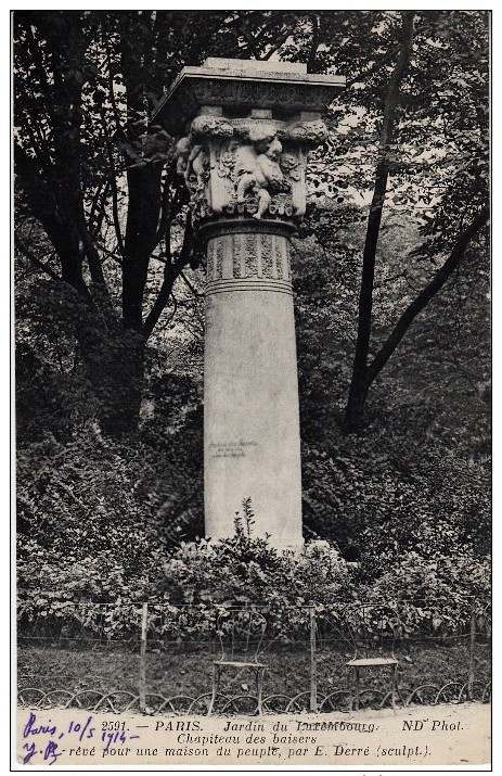 CPA - PARIS - Jardin Du Luxembourg - Chapiteau Des Baisers - Parken, Tuinen