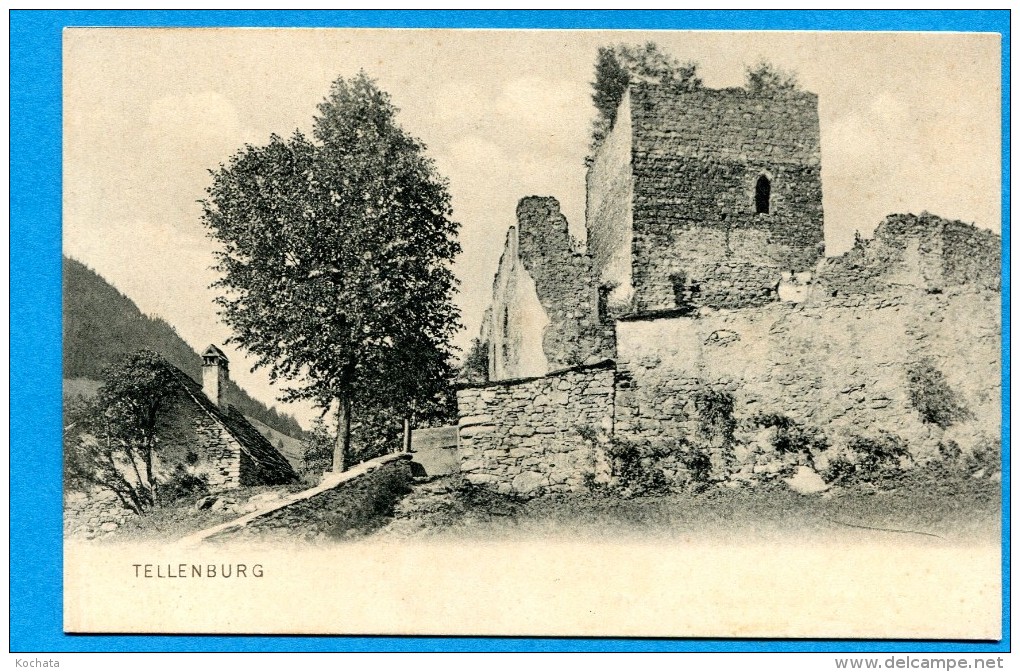 OV1165, Tellenburg, Frutigen, Schloss, Château, No99 Non Circulée 1905 - Frutigen