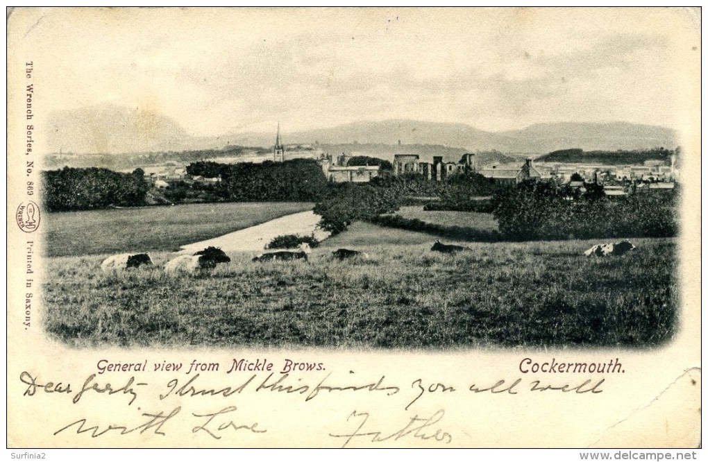 CUMBRIA - COCKERMOUTH - GENERAL VIEW FROM MICKLE BROWS Cu315 - Other & Unclassified