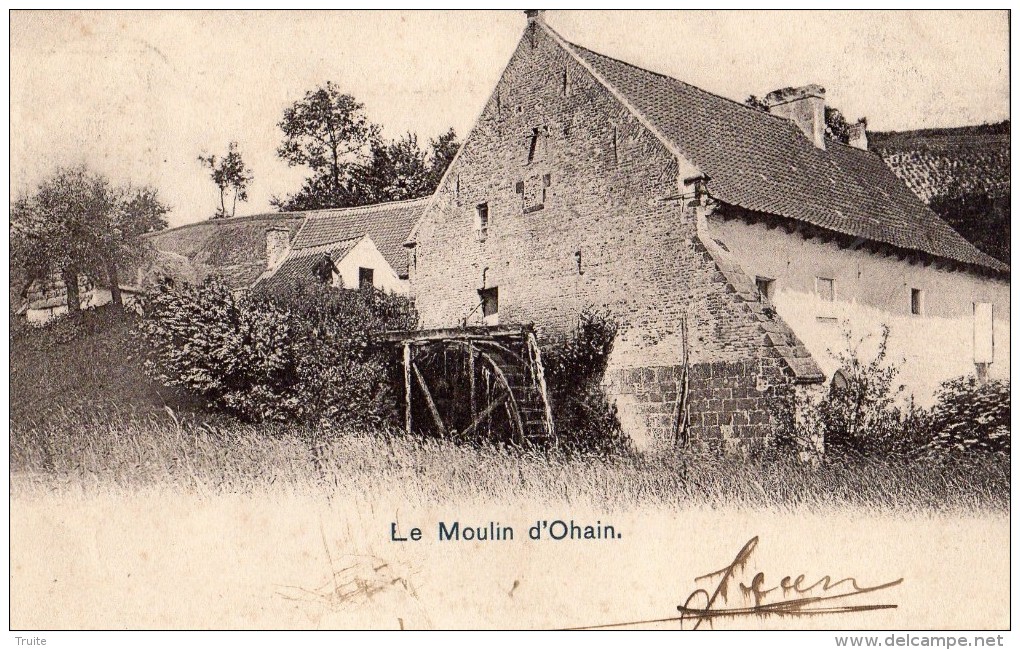 ENVIRONS DE LA HULPE  LE MOULIN D'OHAIN  CARTE PRECURSEUR - La Hulpe