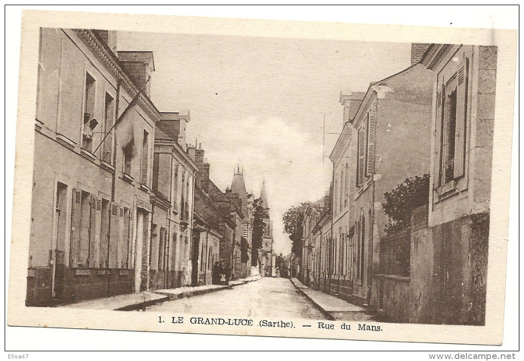 72  LE  GRAND  LUCE          RUE   DU  MANS - Le Grand Luce