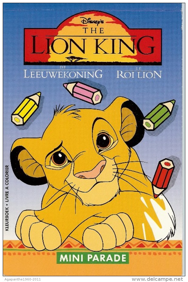028 - LE ROI LION     --     LIVRE A COLORIER