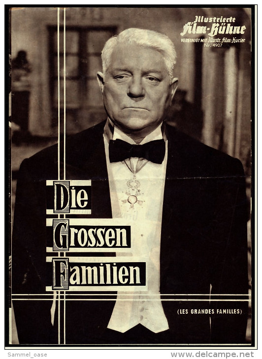 Illustrierte Film-Bühne  -  "Die Grossen Familien" -  Mit Jean Gabin  -  Filmprogramm Nr. 4907 Von Ca. 1959 - Zeitschriften