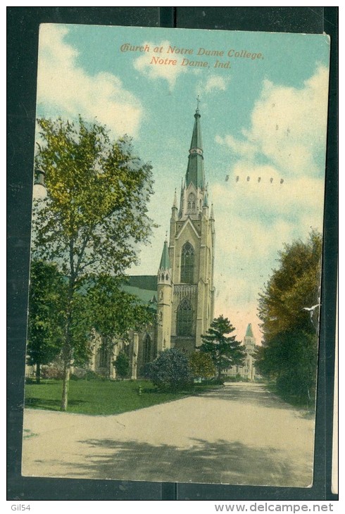 Church At Notre Dame College, Notre Dame , Ind.  - Fat36 - South Bend