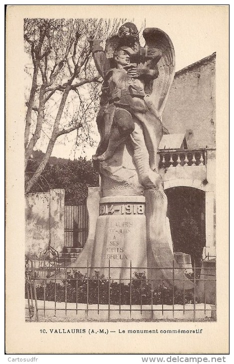 06 VALLAURIS MONUMENT AUX MORTS POUR LA PATRIE SUPERBE - Vallauris