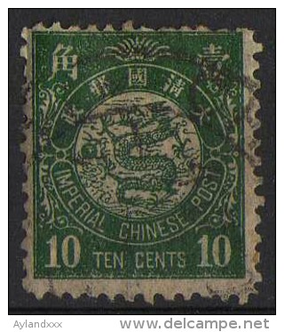 CINA (China): 10 Cents 1897 - Usati