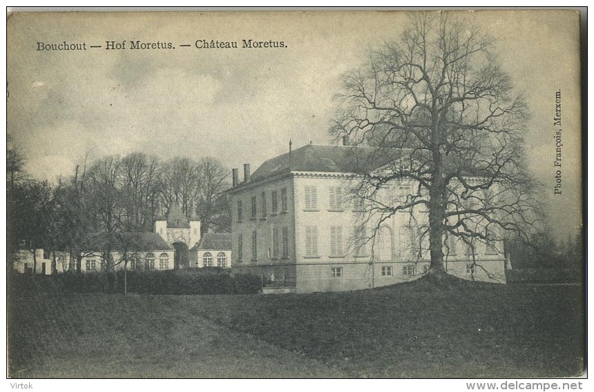 Boechout  Hof Moretus - Chateau Moretus  ( Geschreven Met Zegel 1 Cent ) - Boechout