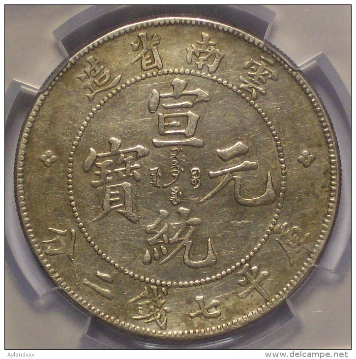 CINA (China): Yunnan (&#38642;&#21335;&#30465;) - Dollar 1909/11 - NCS Genuine - Cina