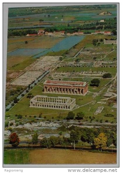 SALERNO - Paestum - I Templi Visti Dall´aereo - Salerno