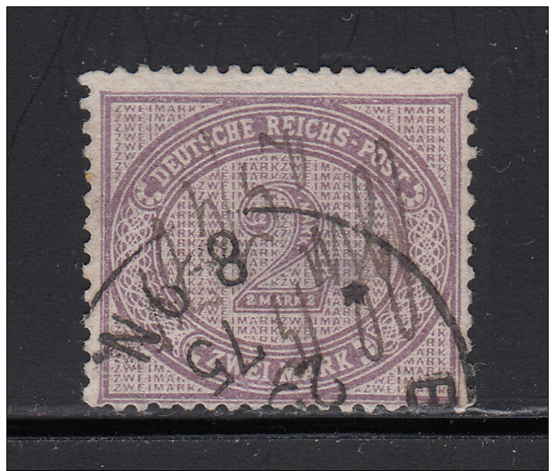 1875  MICHEL   Nº 37a ,  Violettpurpur , - Gebraucht
