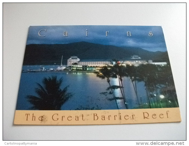 STORIA POSTALE FRANCOBOLLO COMMEMORATIVO Australia Cairns Twilight View Of Cairns And The Marina At Trinity Inlet - Cairns