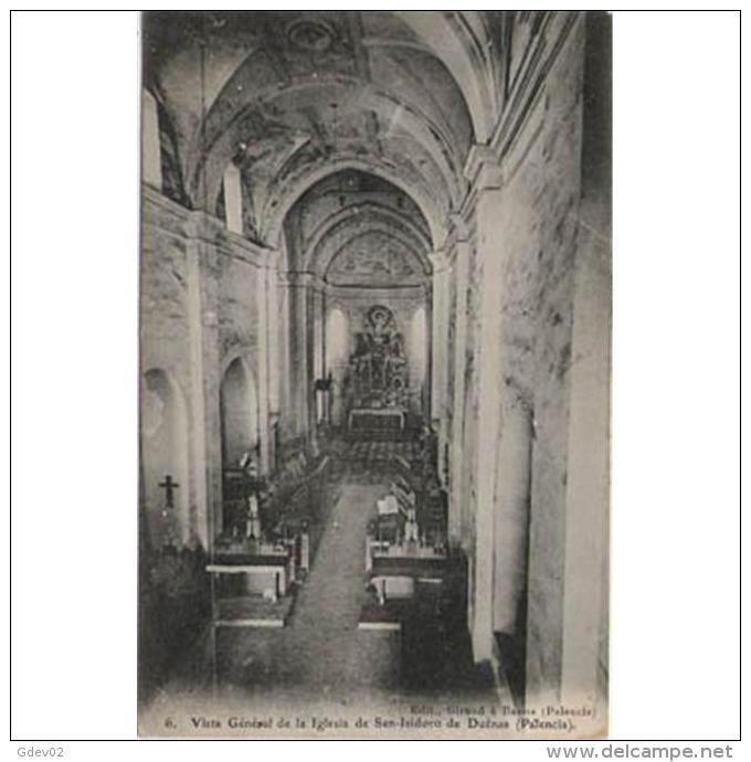 PLNCTPA102-LFT1668.Tarjeta Postal DE PALENCIA.Edificios.CATEDRAL DE SAN ISIDRO DE DUEÑAS.VENTA DE BAÑOS.Palencia - Palencia