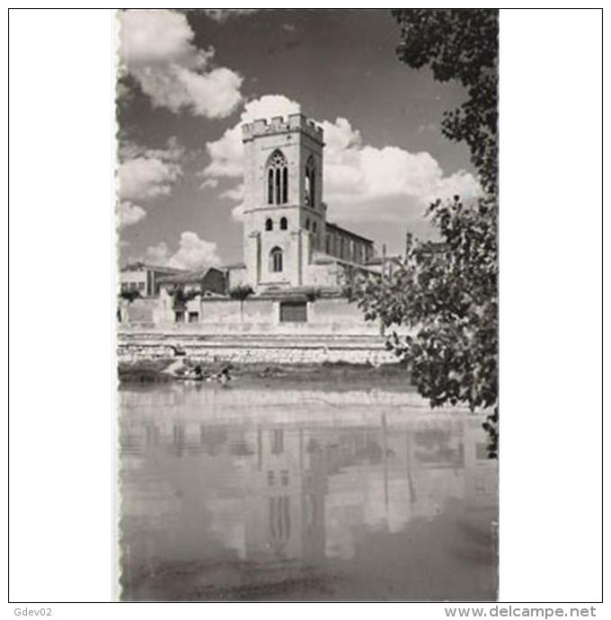 PLNCTPA106-LFT4085.Tarjeta Postal DE PALENCIA.Edificios.Rio E IGLESIA DE SAN MIGEL.PALENCIA - Palencia