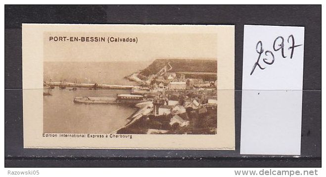 FRANCE. TIMBRE. VIGNETTE. ..........14. CALVADOS. PORT EN BESSIN. - Tourisme (Vignettes)