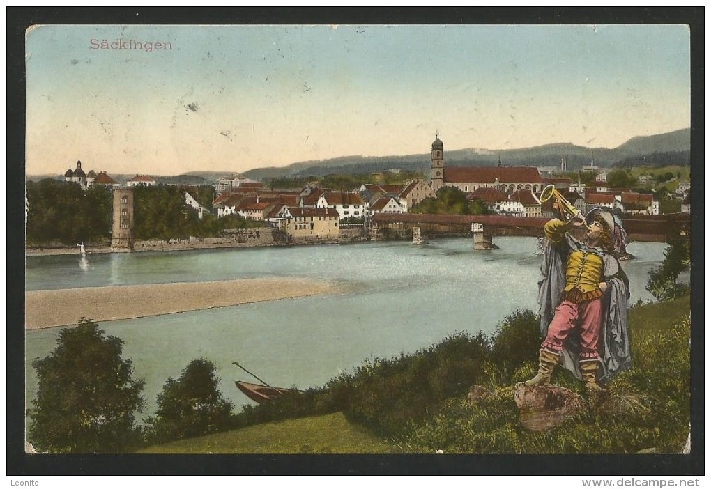 SÄCKINGEN Trompeter Nach Büren An Der Aare 1911 - Bad Saeckingen