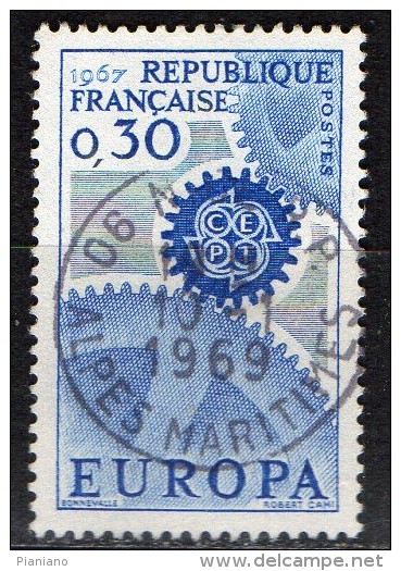 PIA - FRANCE ; 1967 :   EUROPA  (Yv 1521) - Usati