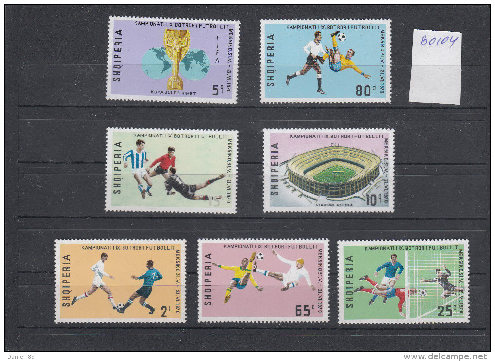 Albania 1970, Soccer, World Cup, MNH, B0104 - 1970 – Mexico